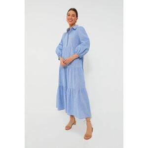 POMANDER PLACE Chambray Mabel Maxi Dress Size XS NWT Retail  $148 Tuckernuck
